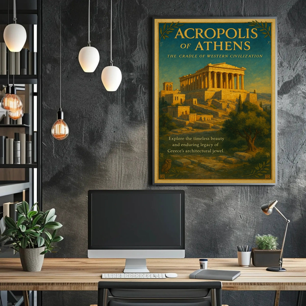Acropolis of Athens Poster