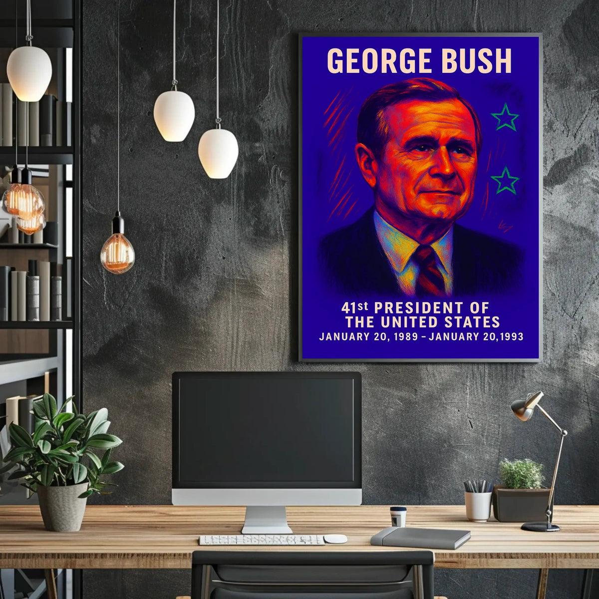 George Bush 41st President Poster