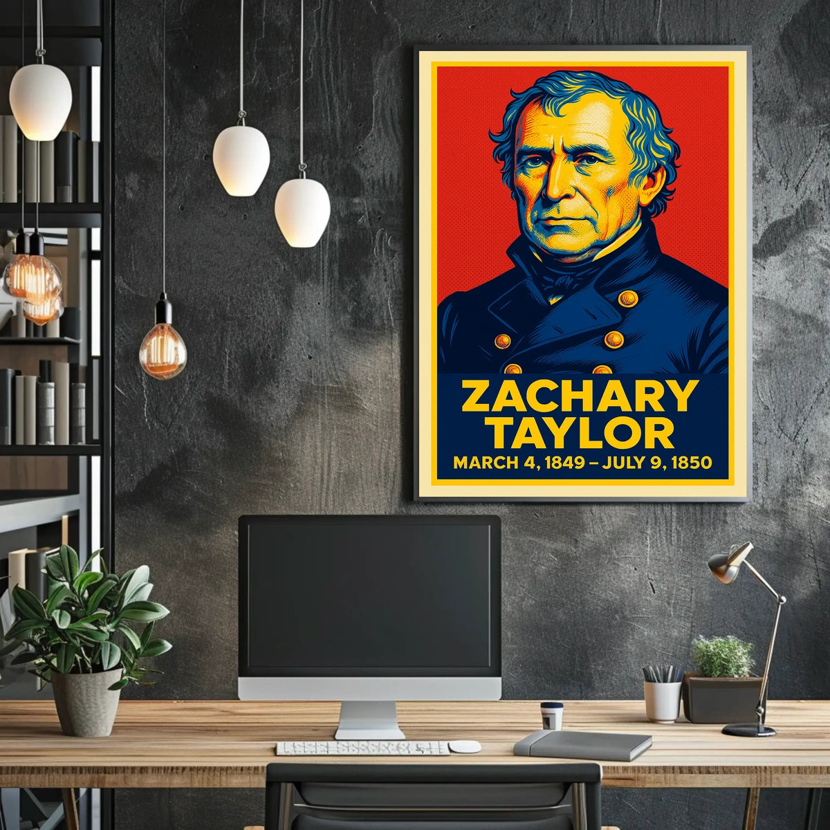 Zachary Taylor 12Th President Poster
