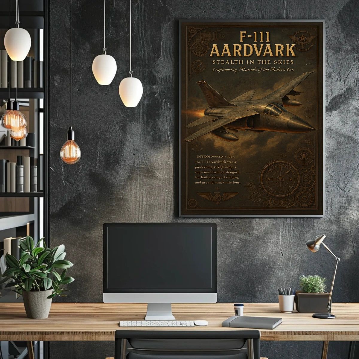 F-111 Aardvark Stealth In The Skies Poster