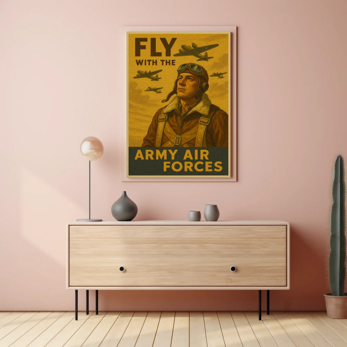 Fly with the Army Air Forces Recruitment Poster