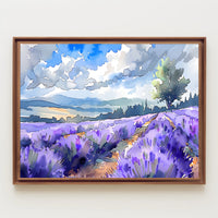 Lavender Fields Forever Poster