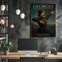 Georgia Where Legends And Landscapes Poster