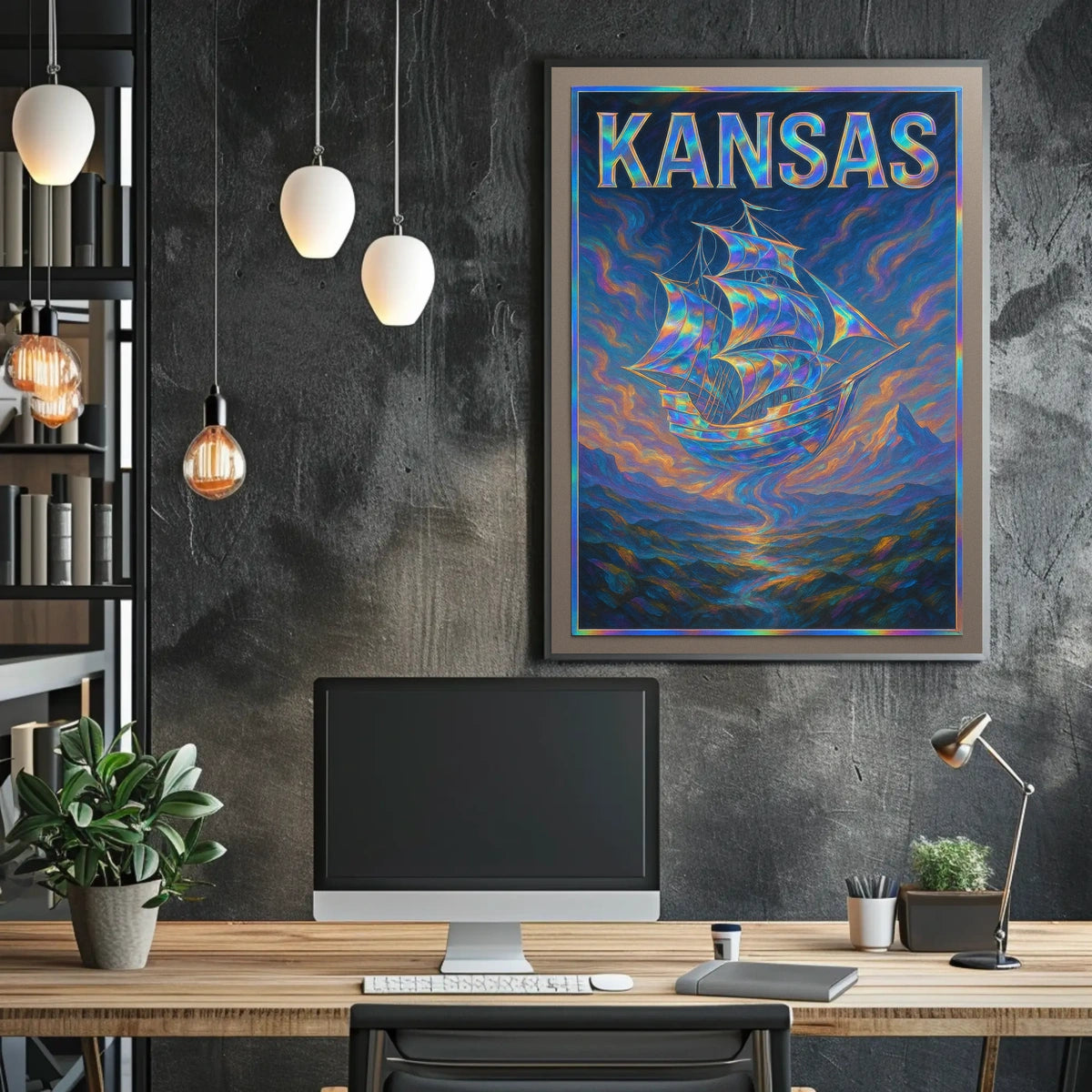 Kansas A Journey Through Art Poster