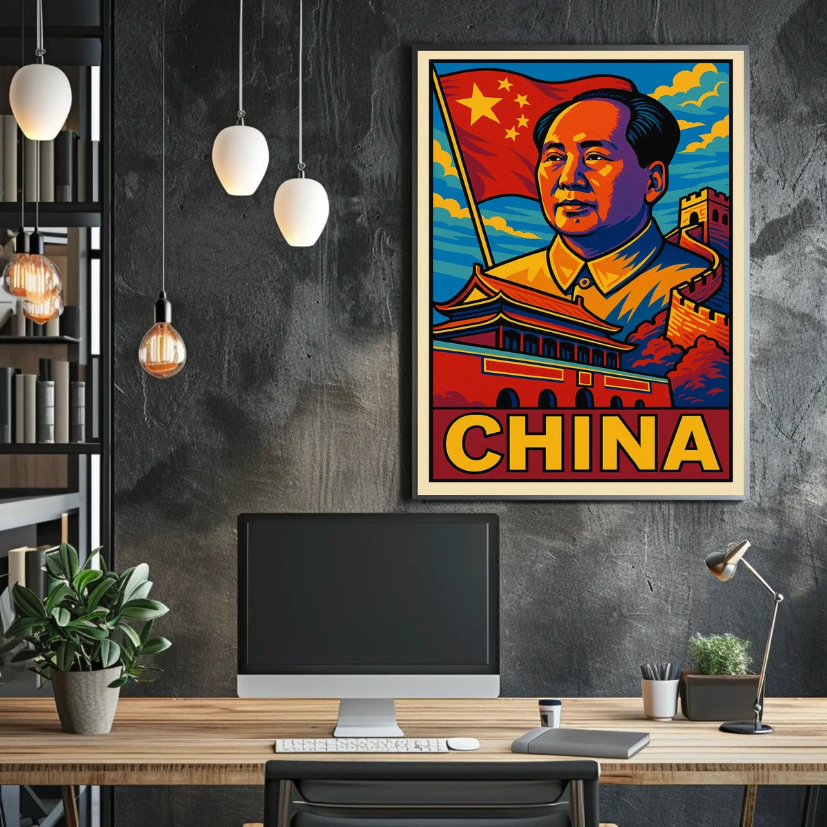 Iconic Leader Of China Poster