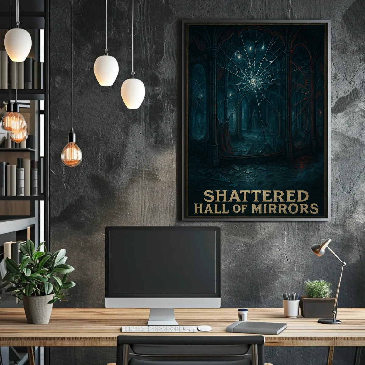 Shattered Hall Of Mirrors Poster