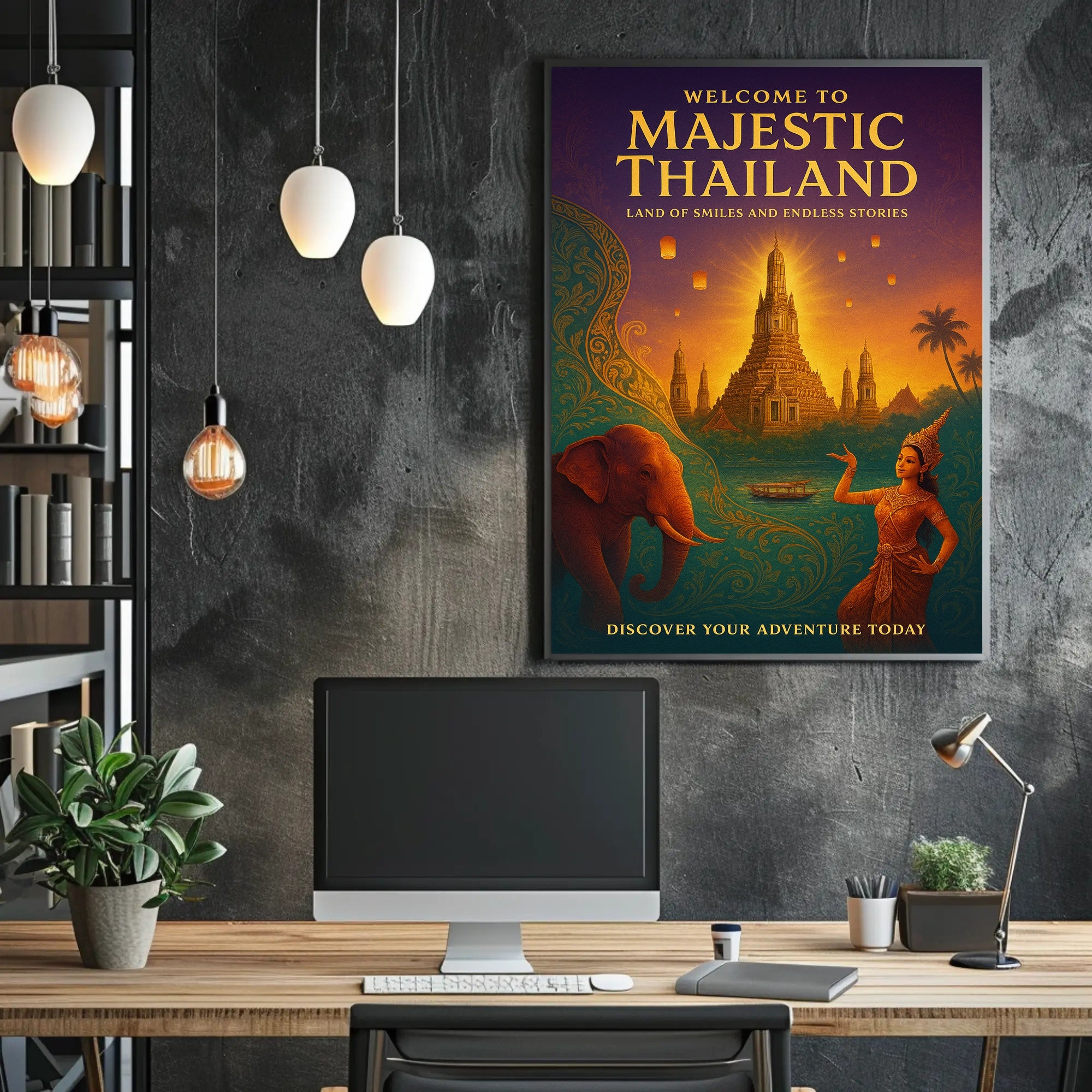 Majestic Thailand Land Of Smiles Poster