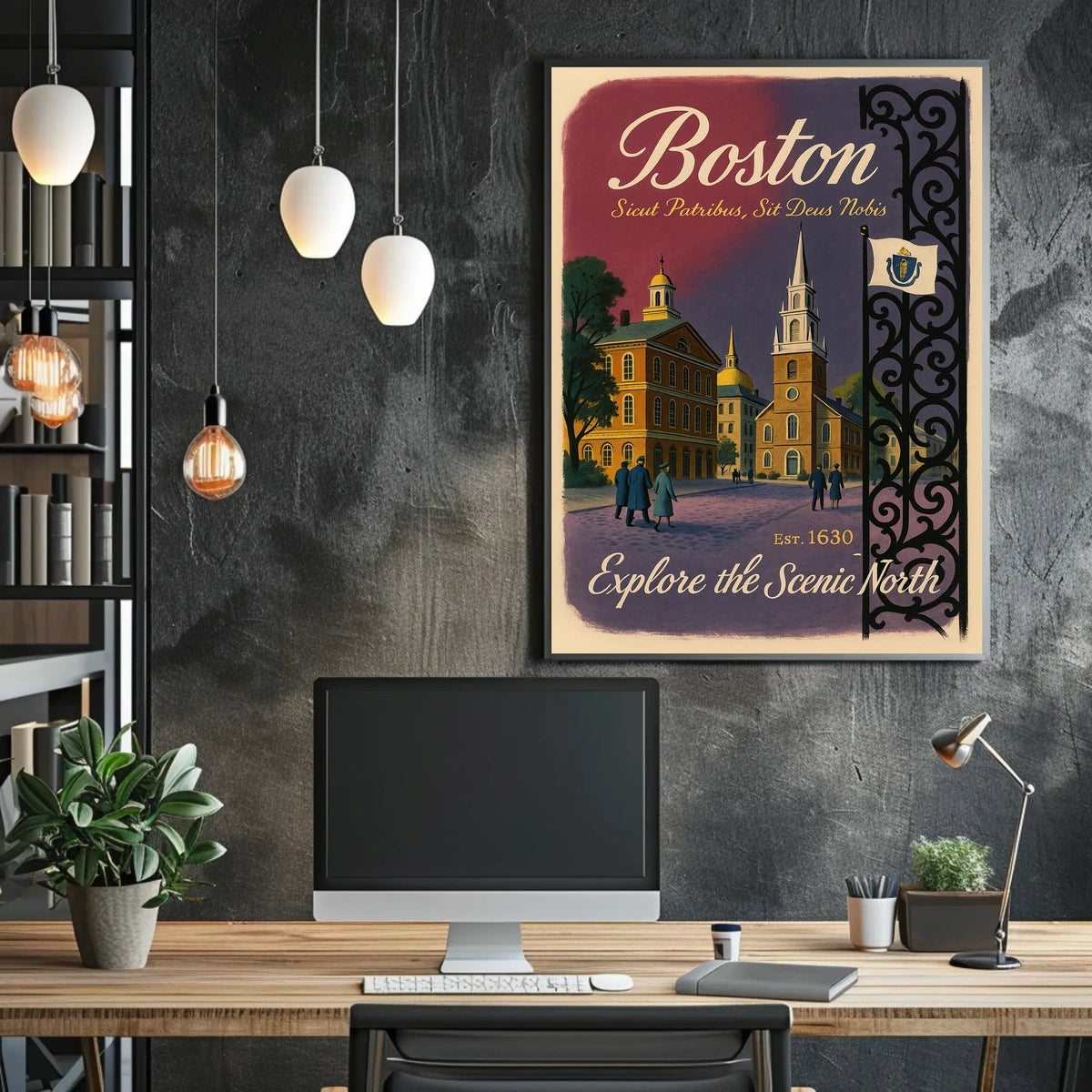Explore Boston Poster