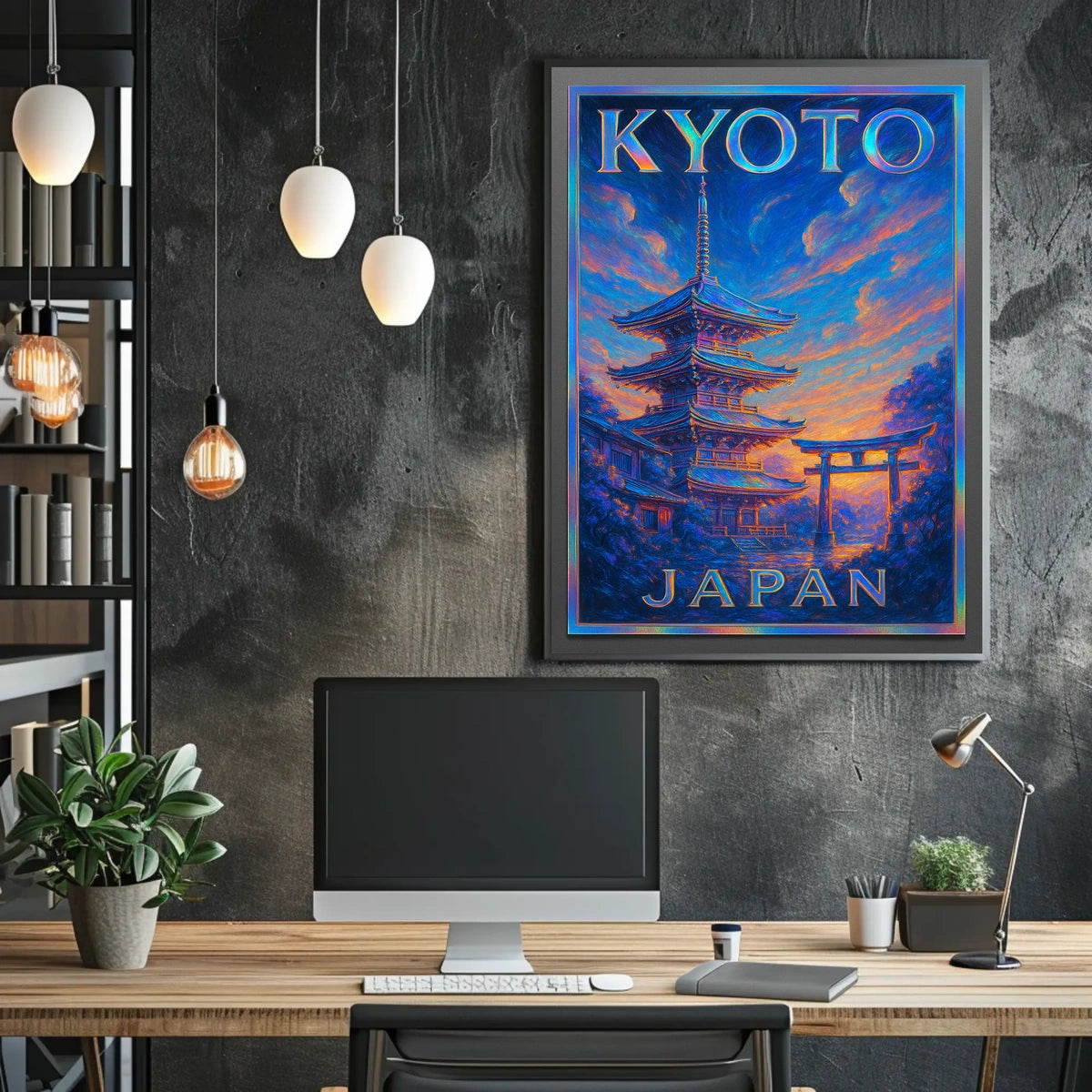 Kyoto, Japan A Scenic Tribute Poster