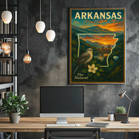 Arkansas The Natural State Poster
