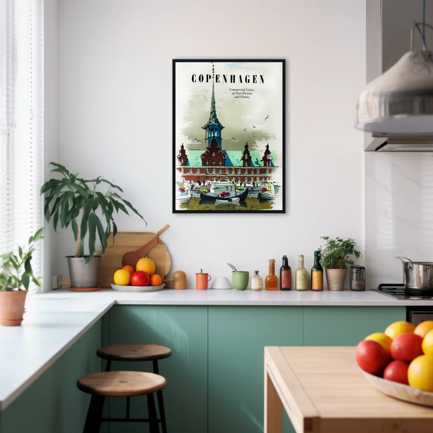 Copenhagen Travel Poster