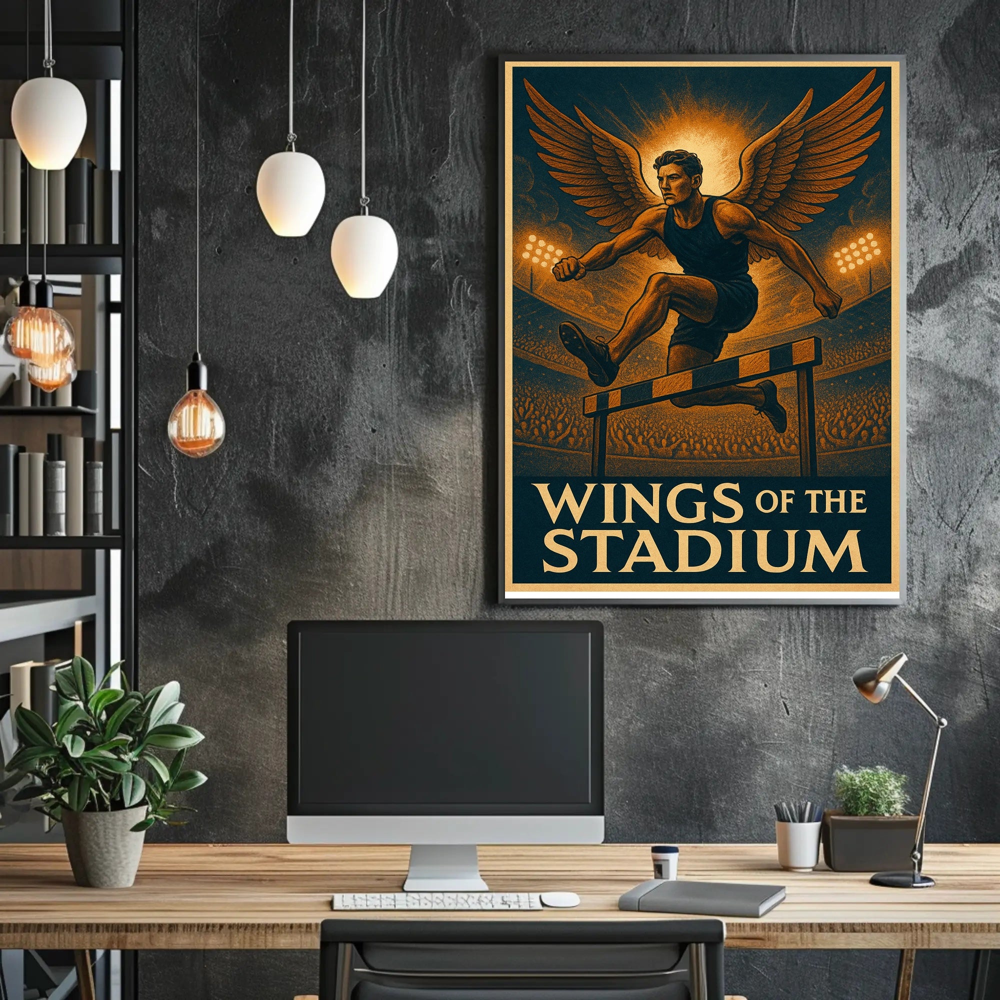Wings of the Stadium Poster
