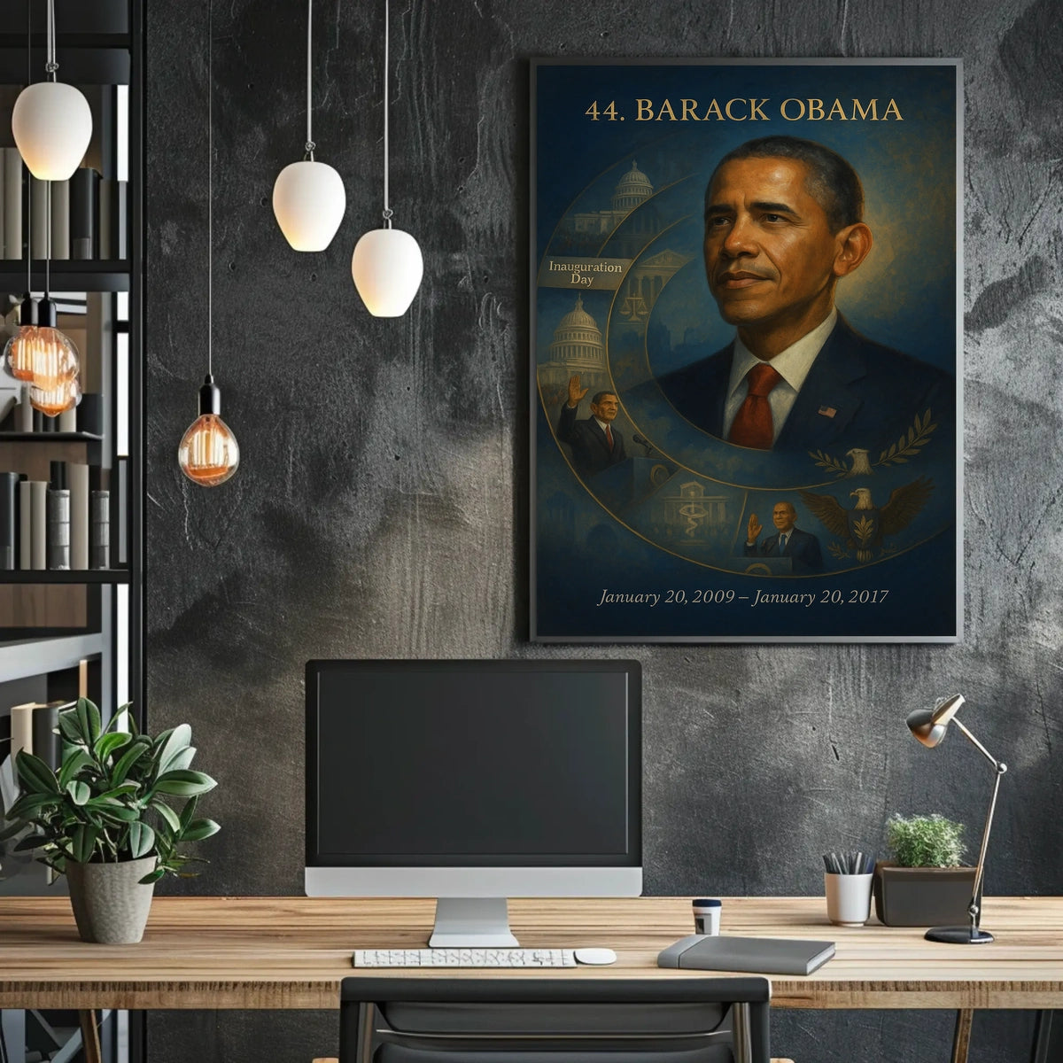 Barack Obama Presidency Tribute Historical or Presidential Poster