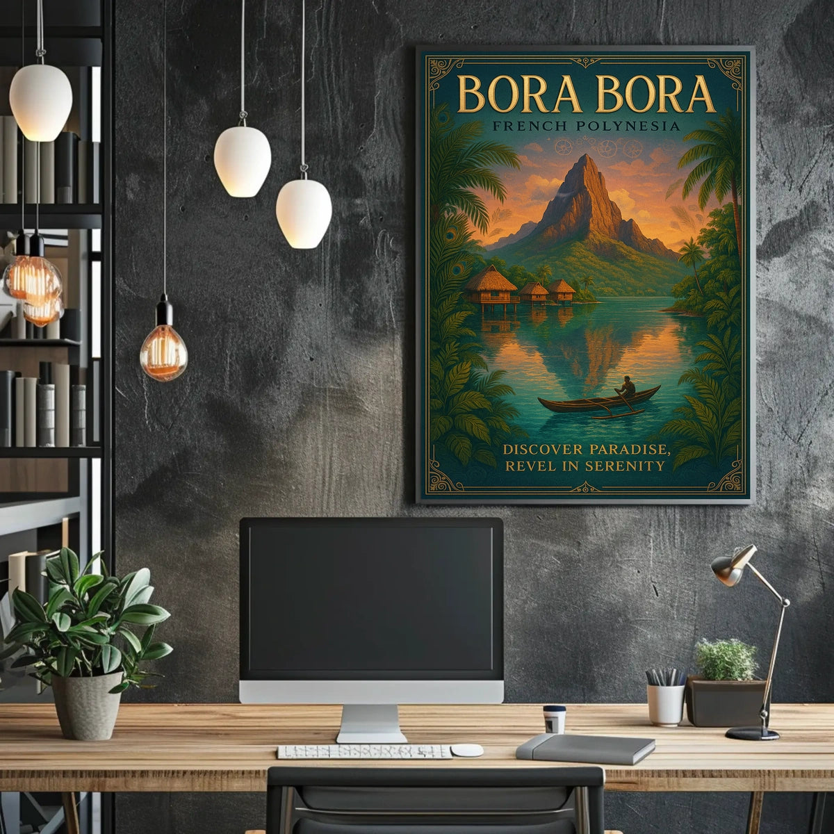 Bora Bora Discover Paradise Poster