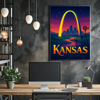 Kansas A Vibrant Tribute Poster