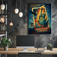 United States Of America Symbols Of Poster