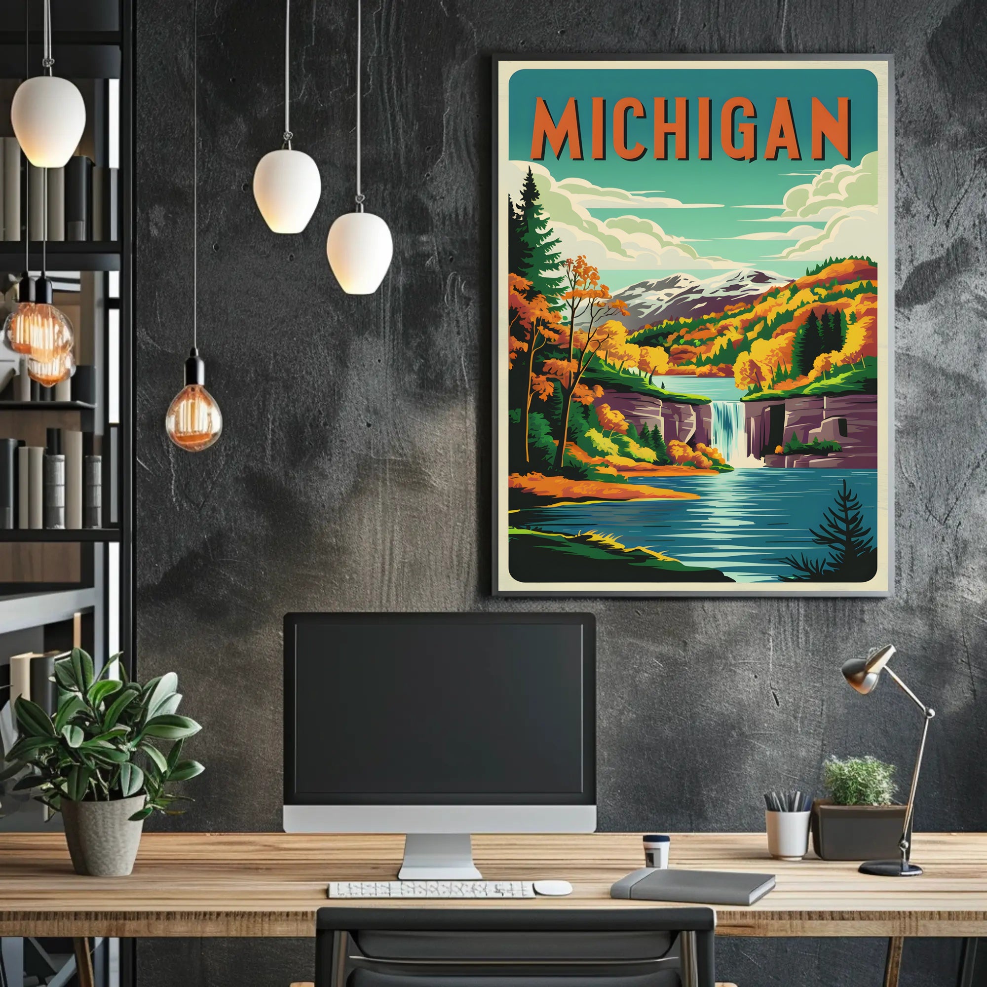 Michigan's Scenic Beauty Poster