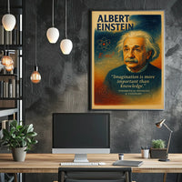 Albert Einstein Theoretical Physicist Visionary Poster