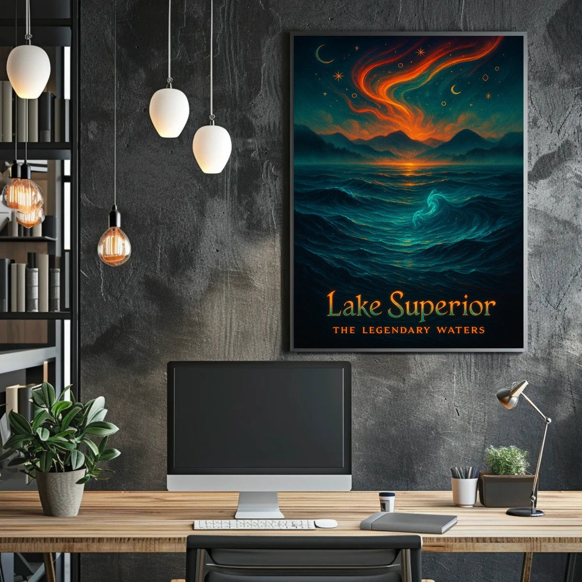 Lake Superior The Legendary Waters Poster