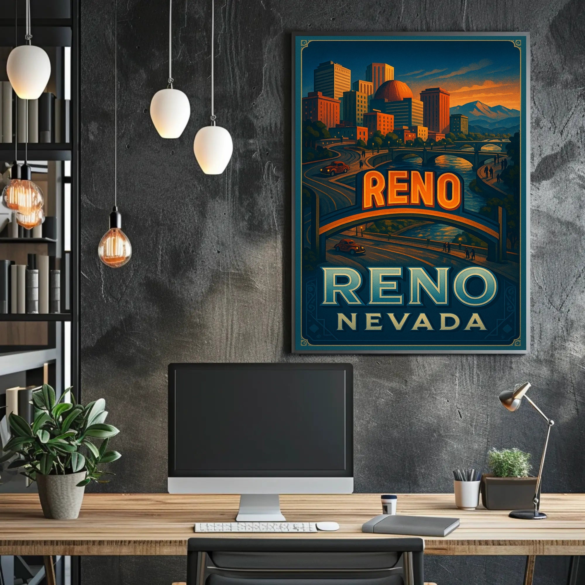 Vintage Reno Poster