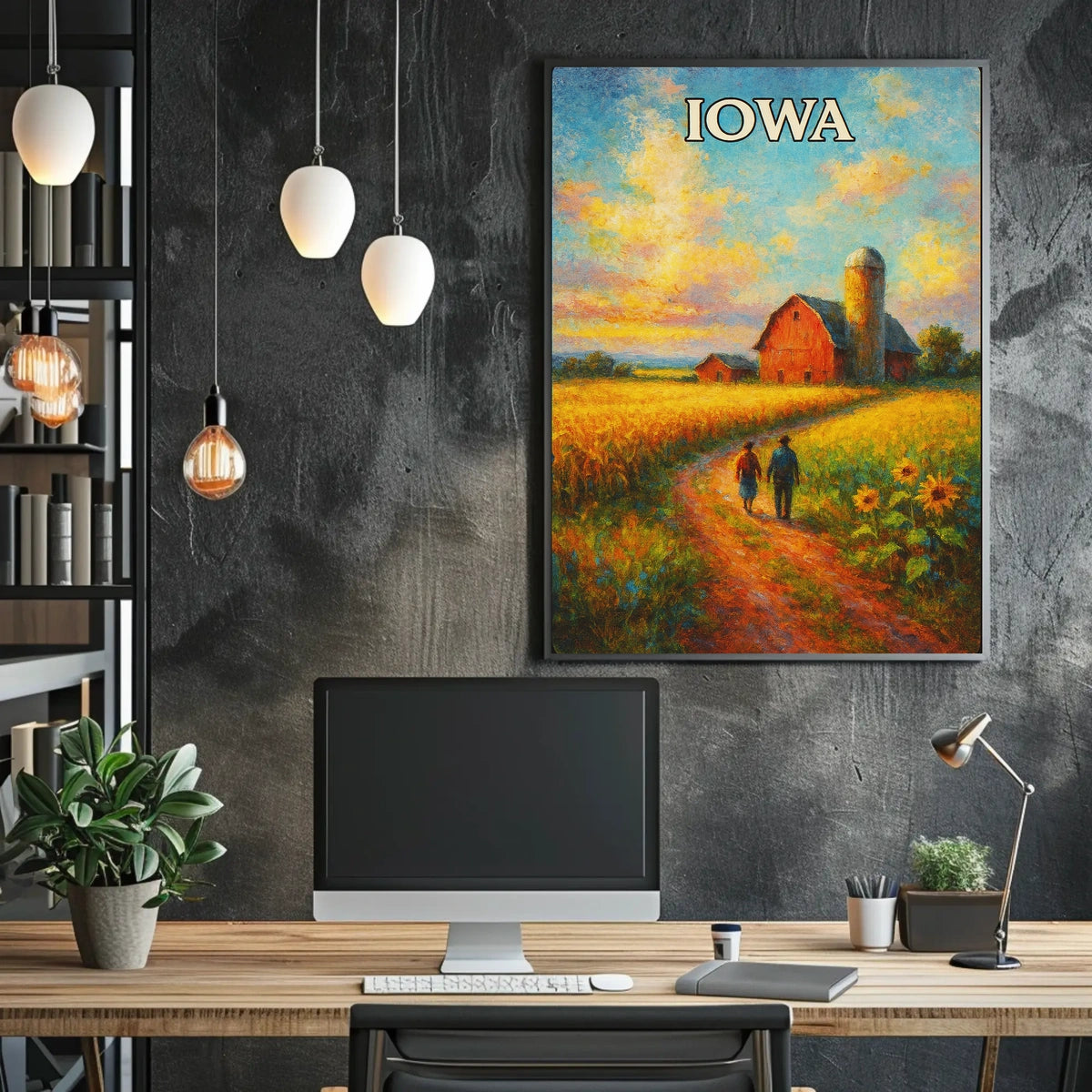 Iowa Countryside Poster
