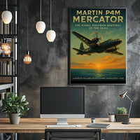 Martin P4M Mercator Vintage Military Recruitment Poster
