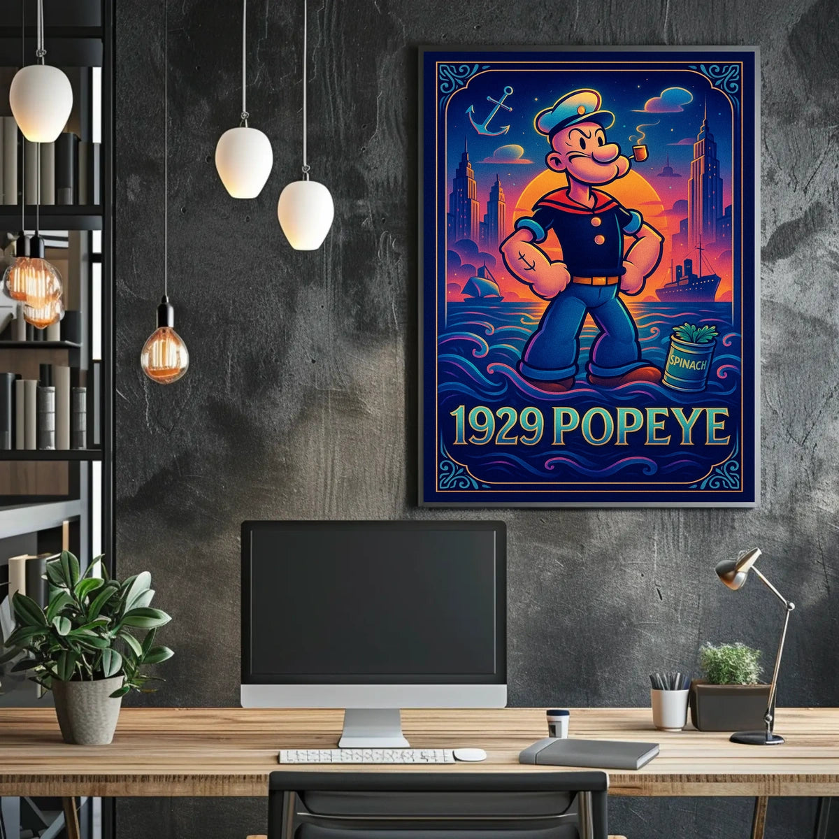 Popeye 1929 Art Poster POP-221