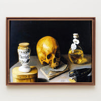 Memento Mori Still Life Dutch Golden Age Artistic Poster