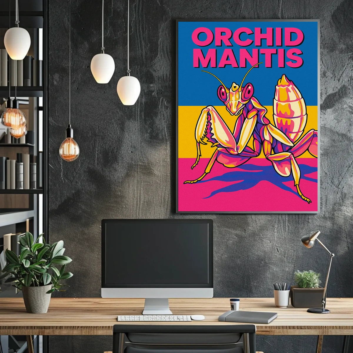 Orchid Mantis Poster