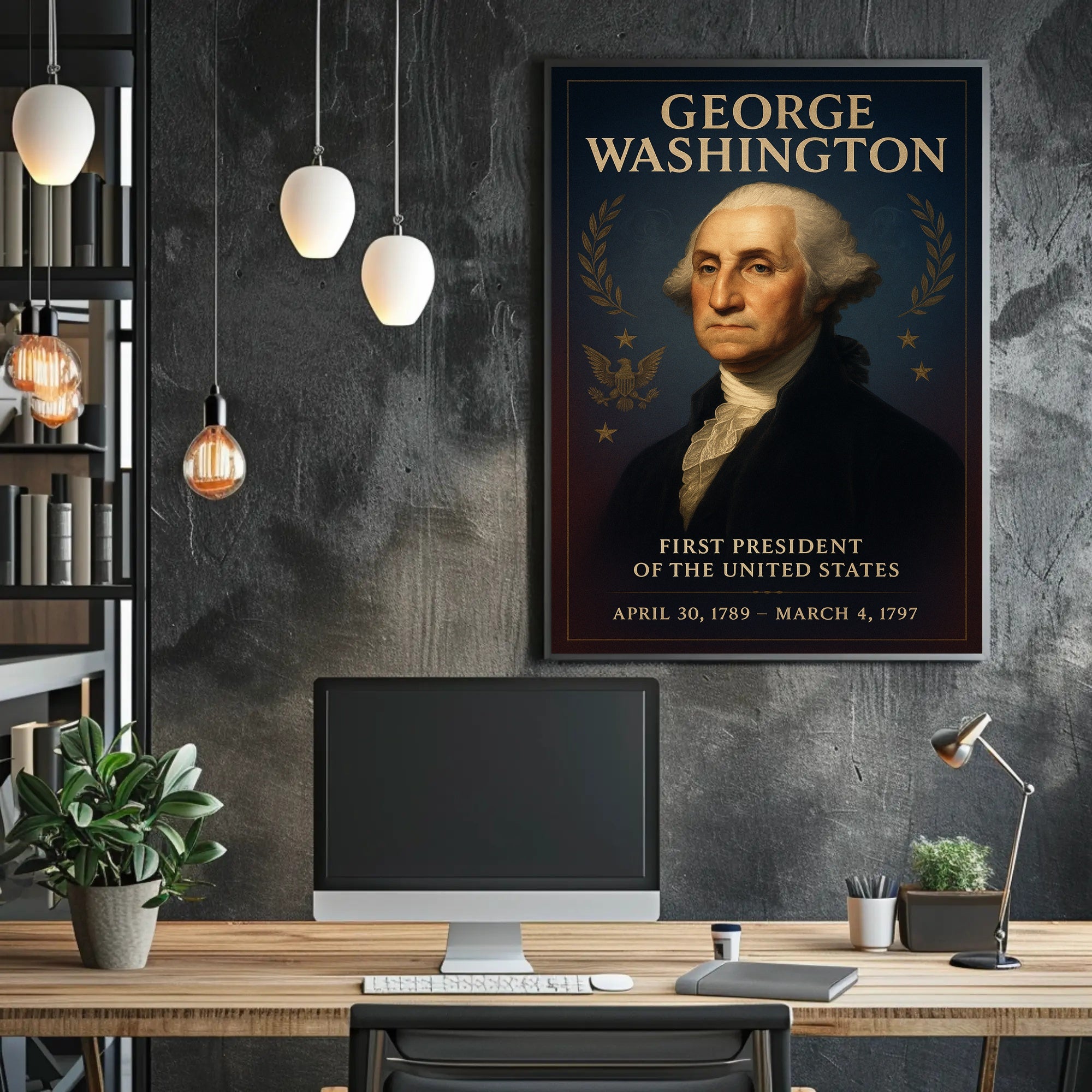 George Washington 1st President Poster PosterGoat