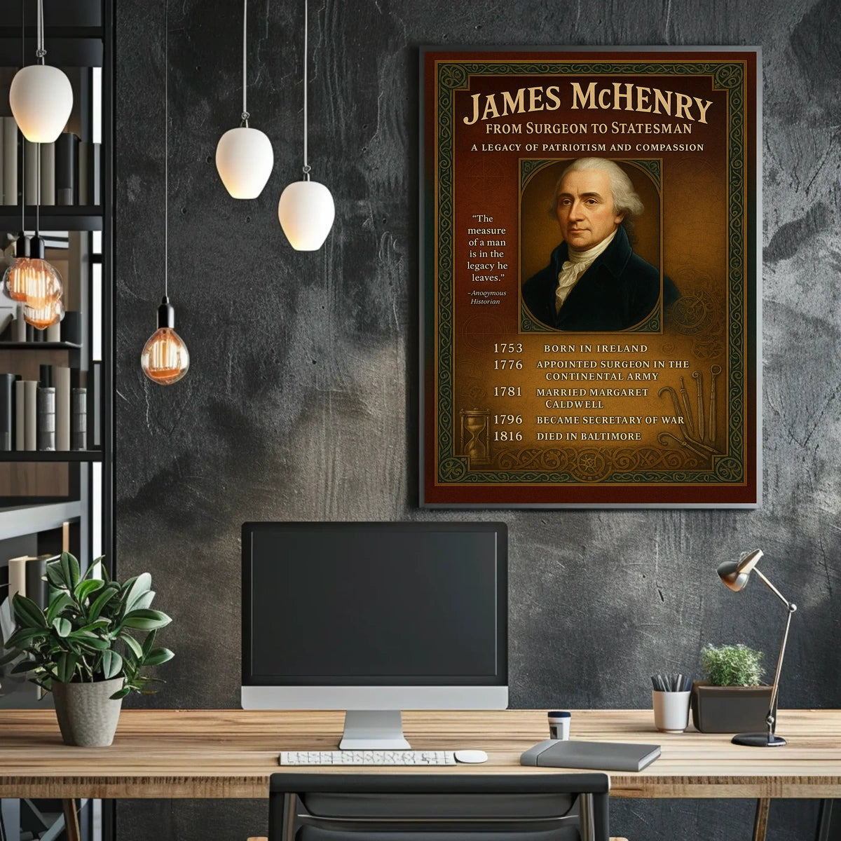 James McHenry From Surgeon to Statesman Poster
