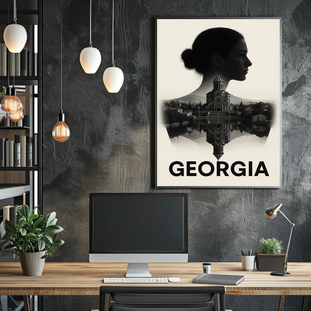 Georgia A Fusion of Identity and Architecture Poster
