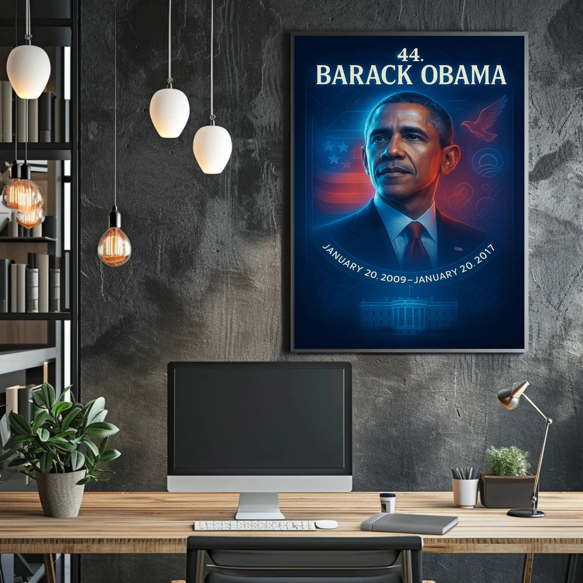 Barack Obama 44Th President Poster