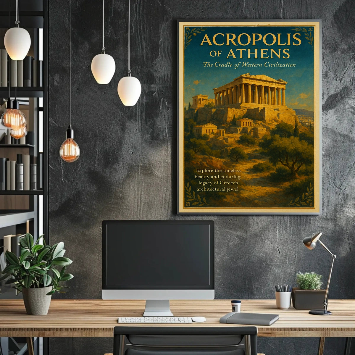 Acropolis Of Athens Poster
