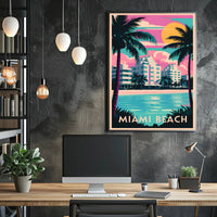 Miami Beach Paradise Poster
