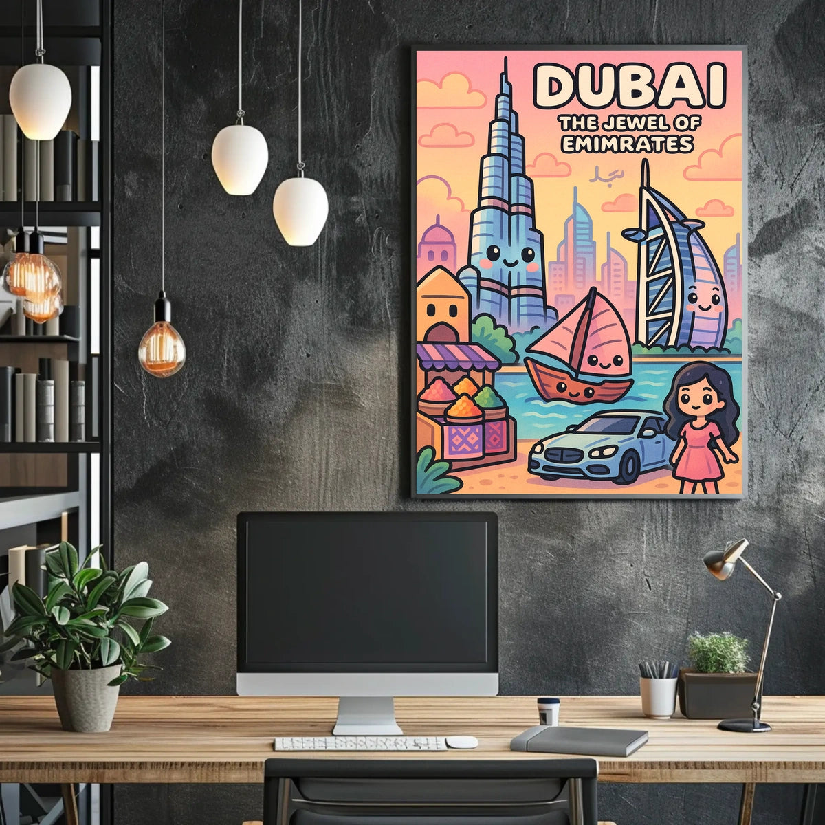 Dubai The Jewel of Emirates Poster