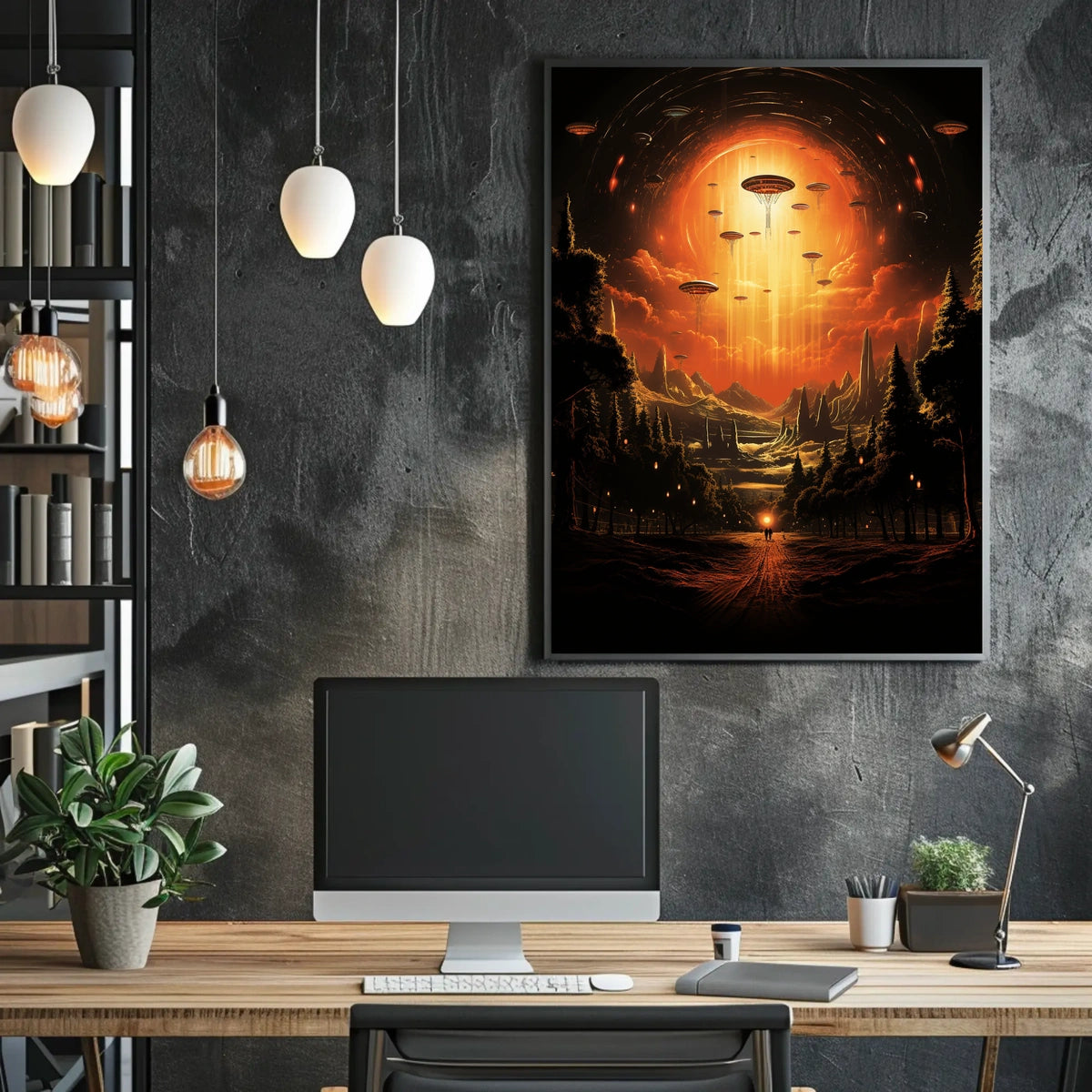 Celestial Arrival Poster