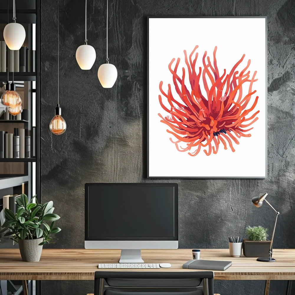 Vintage Cityscape with Classic Cars Poster