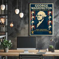 George Washington 1st President Poster PosterGoat