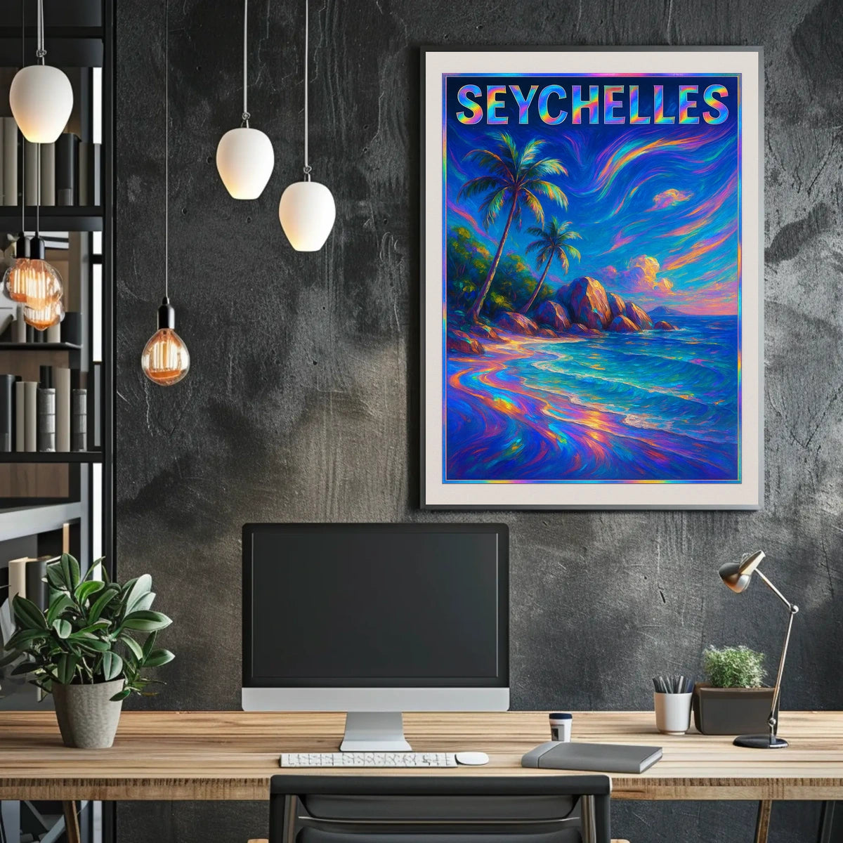 Seychelles Paradise Poster