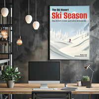 Ski Season at The Ski Resort Poster PosterGoat