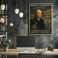President Eisenhower Champion Poster - Historical or Presidential Poster