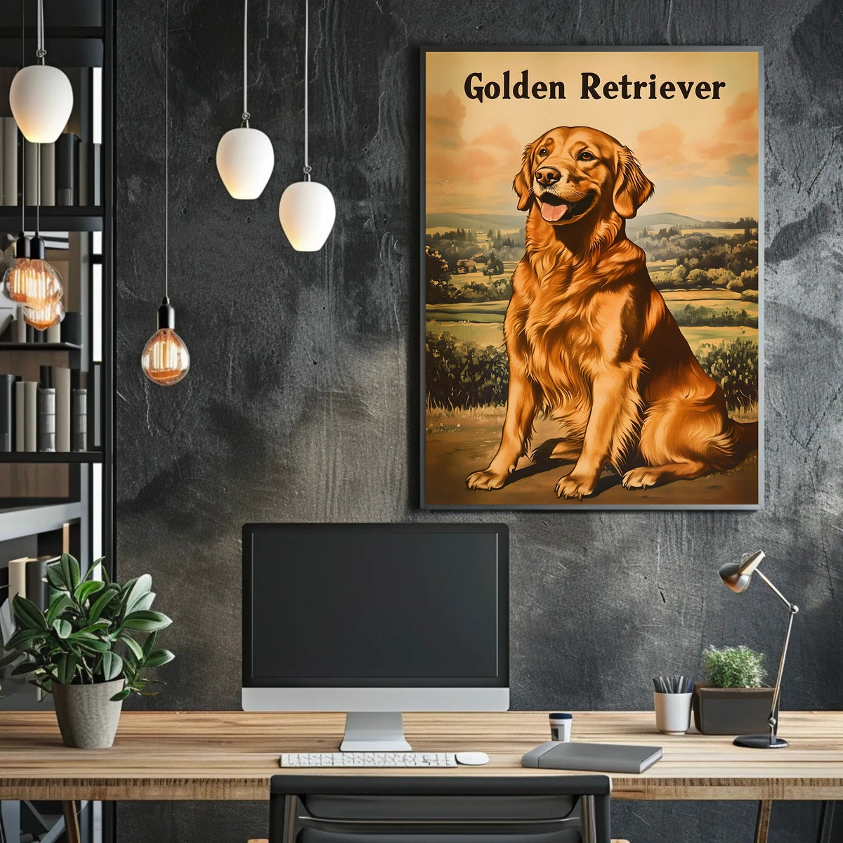 Golden Retriever Poster