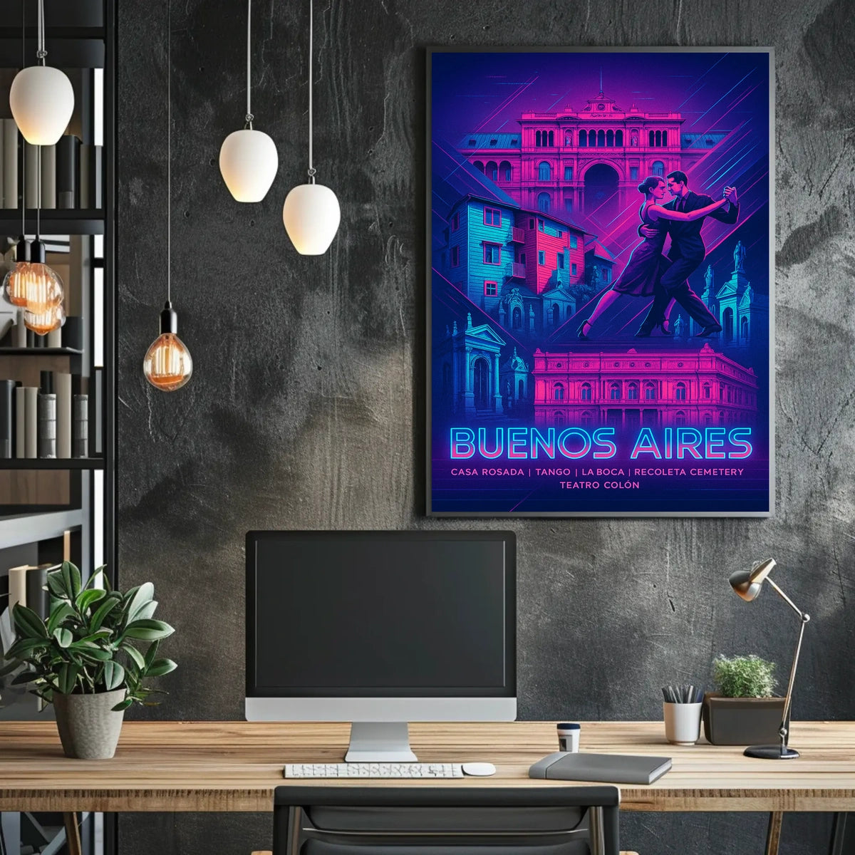 Buenos Aires A Vibrant Tapestry Poster