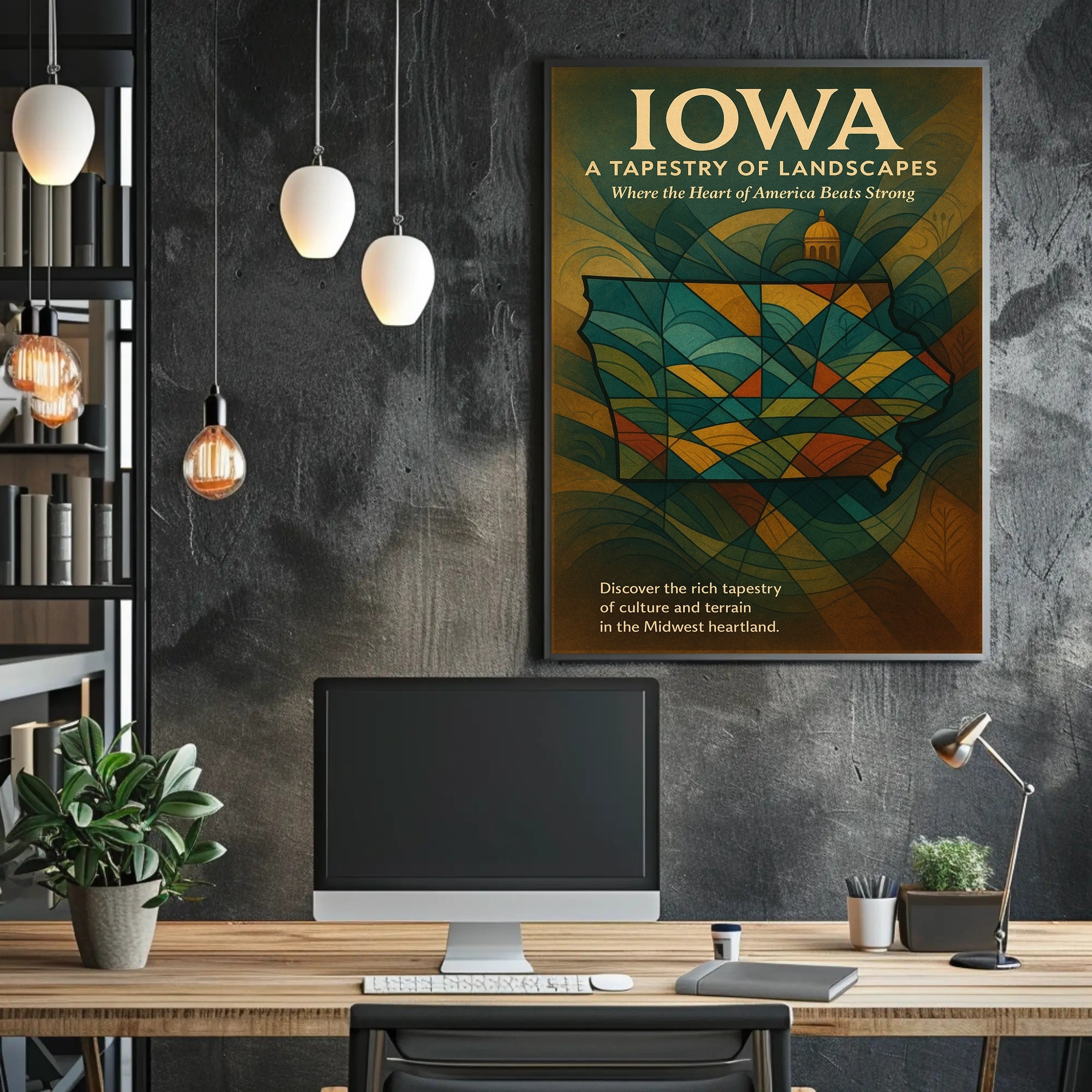 Tapestry of Landscapes Poster