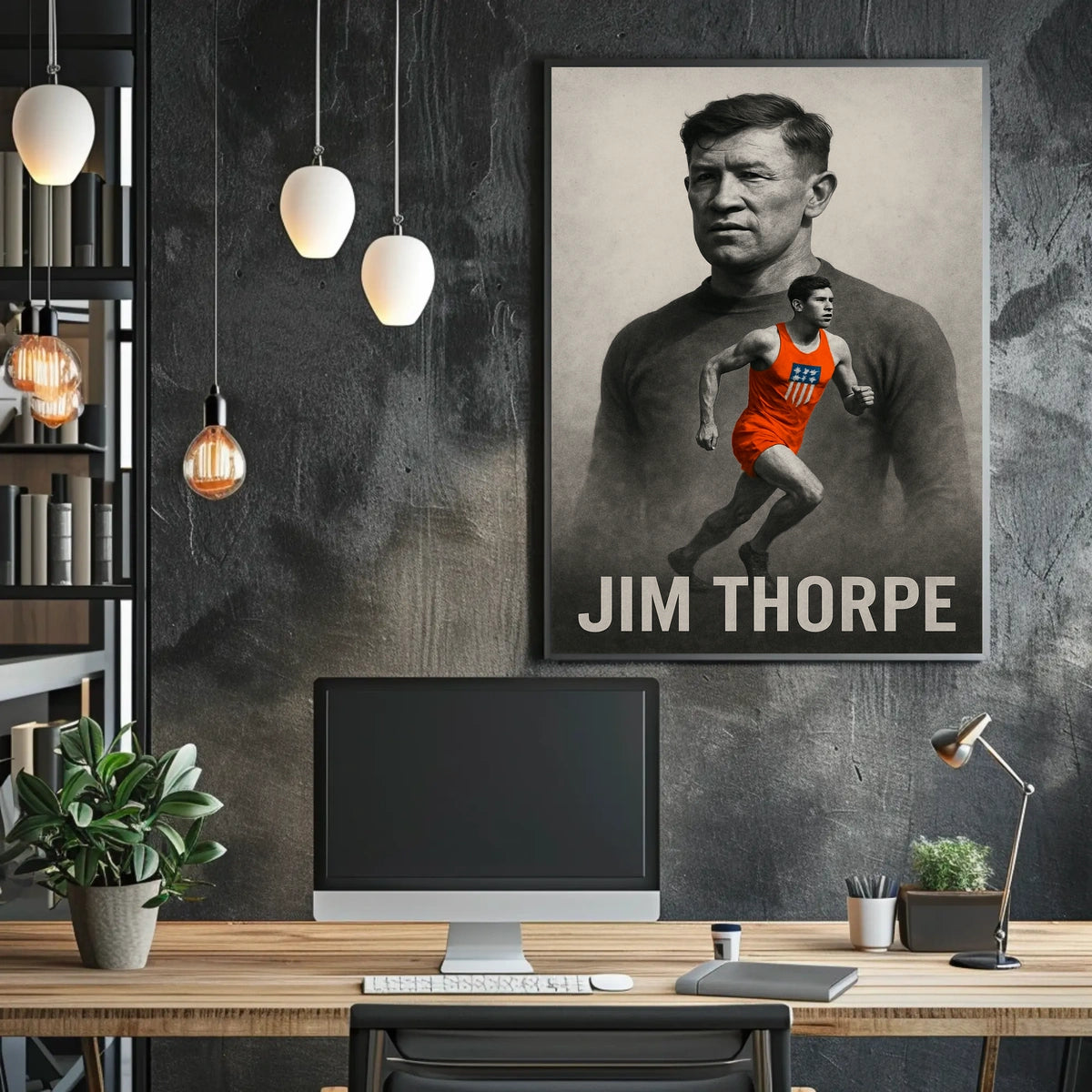 Jim Thorpe Athletic Legend Poster