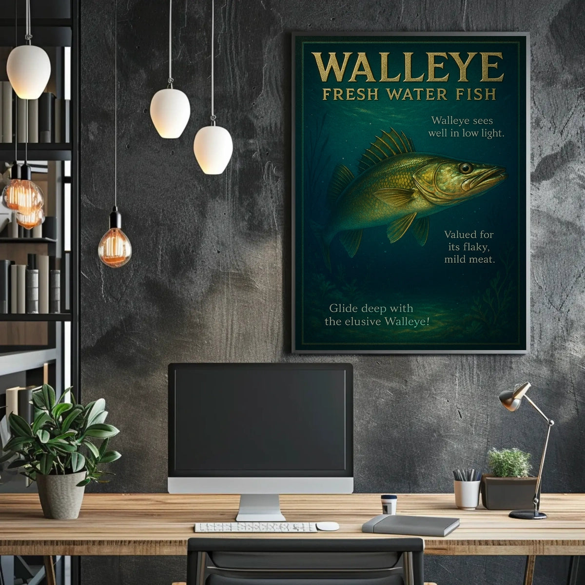 The Elusive Walleye Poster