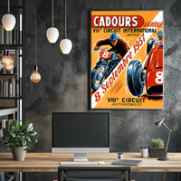 Cadours International Circuit 1957 Poster