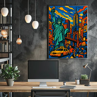 Vibrant New York City Poster