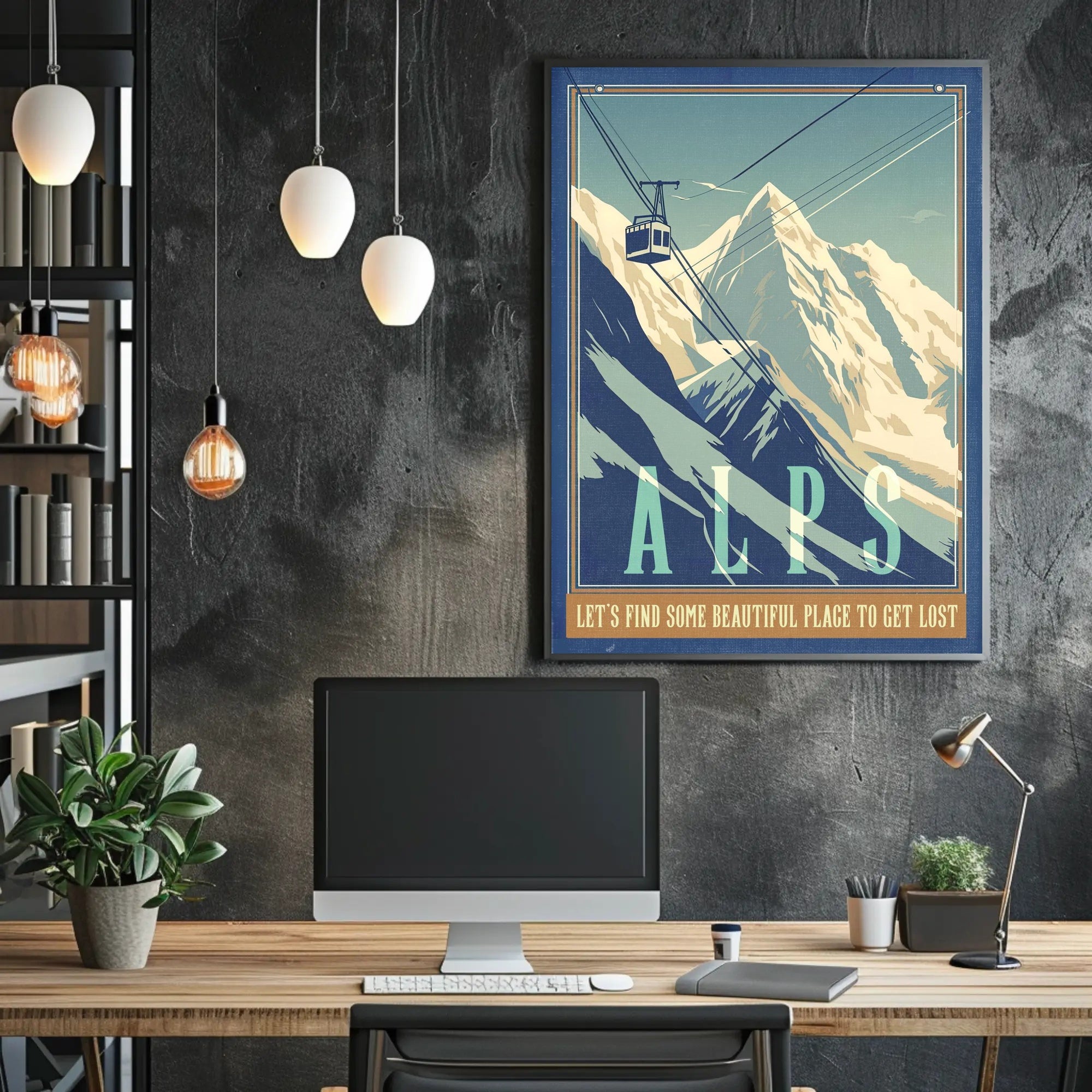 Discover the Alps Poster